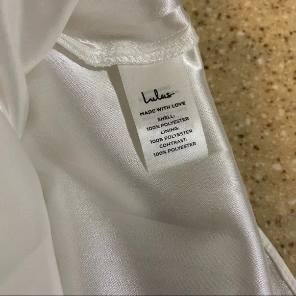 NWOT Lulus Luxe Elegance White Lace Embroidered Rhinestone Strapless Maxi Dress - Picture 15 of 17